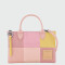 Longchamp -Bolso de mano XS en cuero, Re-Play Patch Rosa