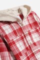 Campera con capucha ROJO