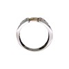 Anillo Labrado-Plata y Oro-Sin Piedra-AN5008 sinpiedra