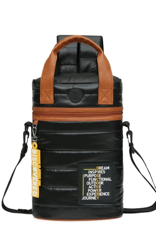 Mochila matera puffer Negro