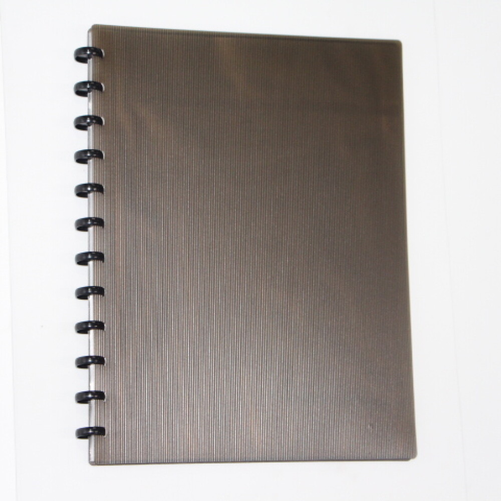 CARPETA TAMAÑO A4 CON 20 FUNDAS REMOVIBLES COLOR NEGRO