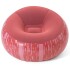Puff Inflable Sillón Asiento Respaldo Bestway Silla Grande Variante Color Rojo