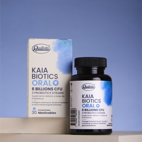 Qualivits Kaia Biotics Oral 30 pastillas masticables Qualivits Kaia Biotics Oral 30 pastillas masticables