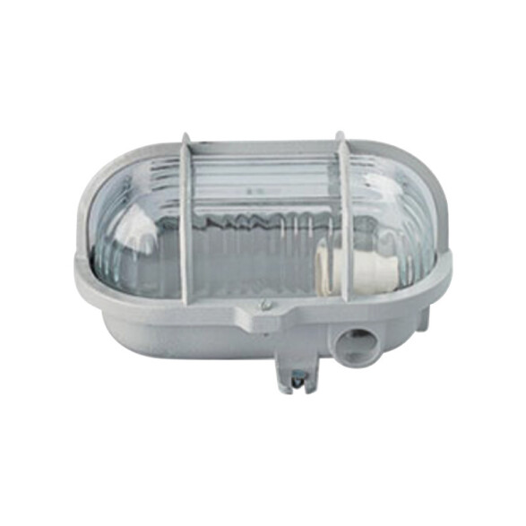 Aplique tortuga de aluminio, difusor de vidrio 60W -TRAMONTINA TE0020