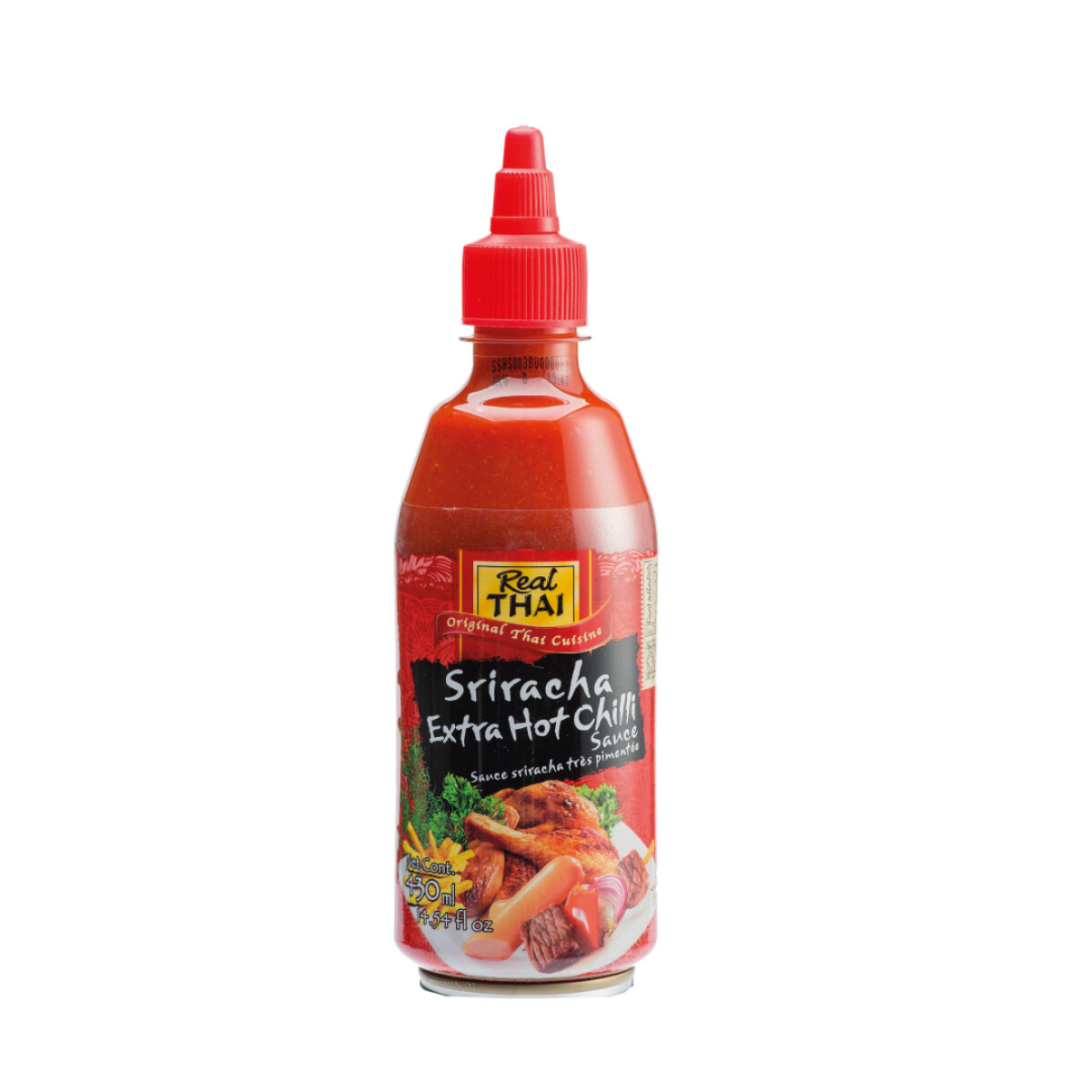 Salsa Extra Hot Chilli Sauce Sriracha Real Thai 430ml - Sriracha Extra Hot Chilli 430m 