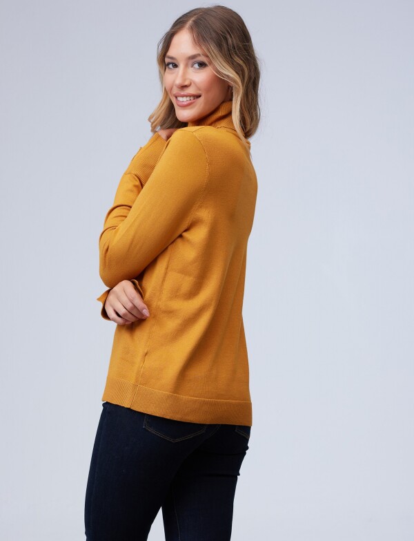 Polera Basica MOSTAZA