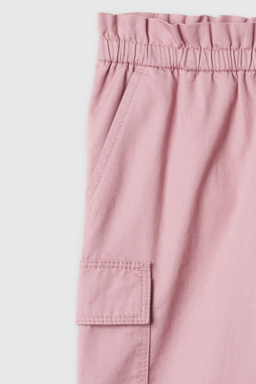 Pantalón Cargo Toddler Niña Lilas Pink 16-1708 Tcx