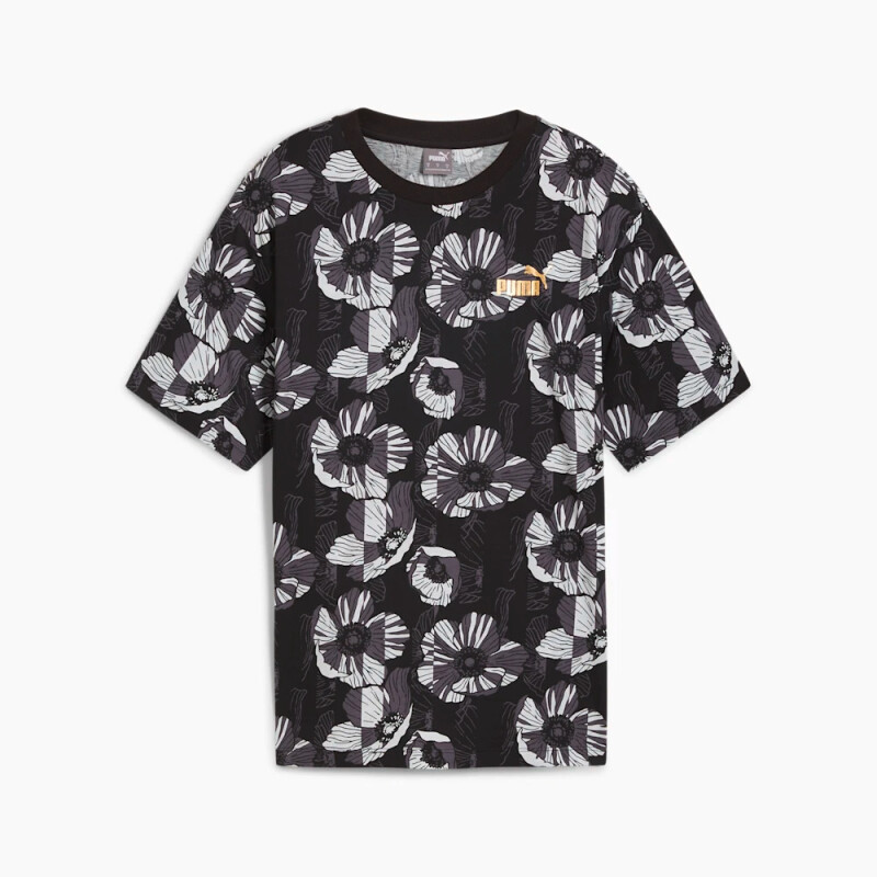 ESS+ CLASS ACT AOP TEE Negro