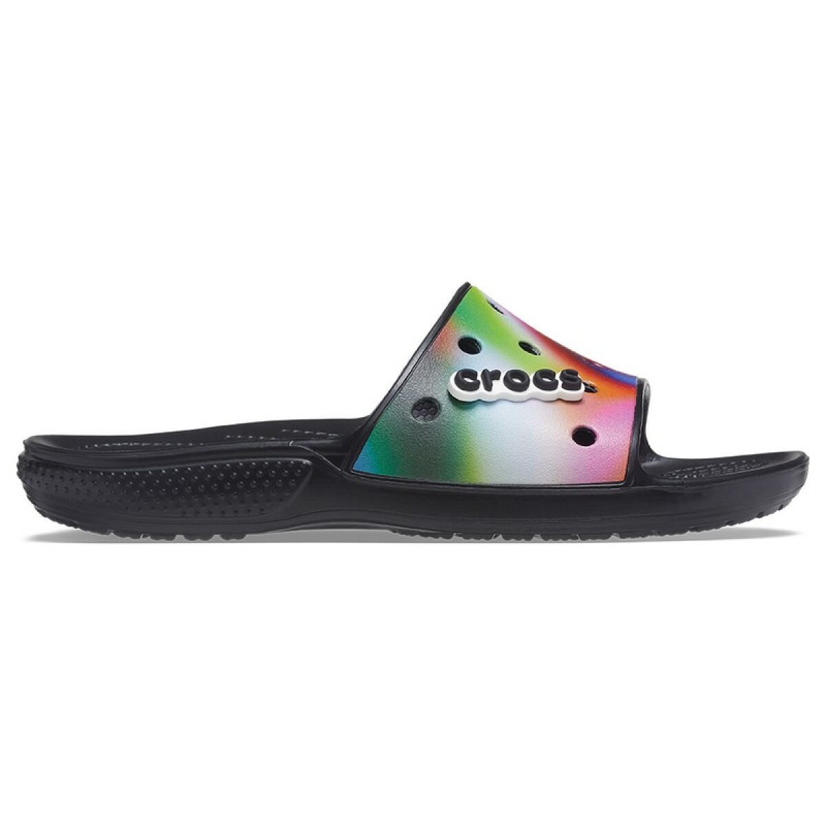 Sandalias Crocs Classic Solarized Slide - Negro 