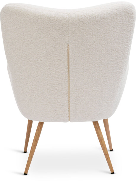 Sillón HUNDESTED 1 cuerpo tela felpa crudo Sillón HUNDESTED 1 cuerpo tela felpa crudo
