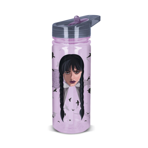 Botella Merlina Tritán 580 ml con Pajita U