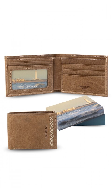 BILLETERA CUERO GALATEA NUEZ