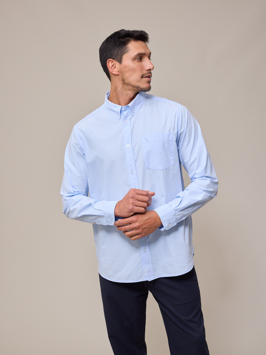 CAMISA M/C ROVIGO POLANCO - Celeste 