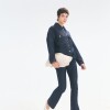 Campera Boxy Azul