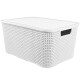 Caja ratán 20 lts BLANCO