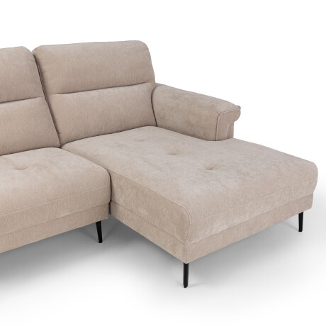Rinconera Avalon - Tela Microfibra - Chaise Derecho 6686-4 Beige