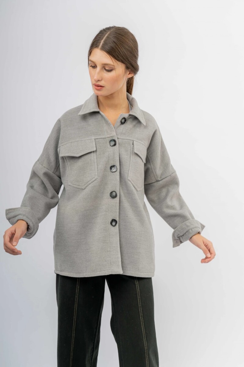 Sobrecamisa Cher paño - Gris 