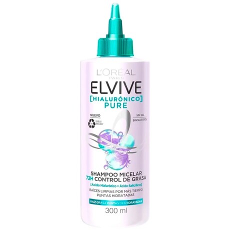 Elvive Hialuronic Pure Micellar Shampoo 300ml Elvive Hialuronic Pure Micellar Shampoo 300ml