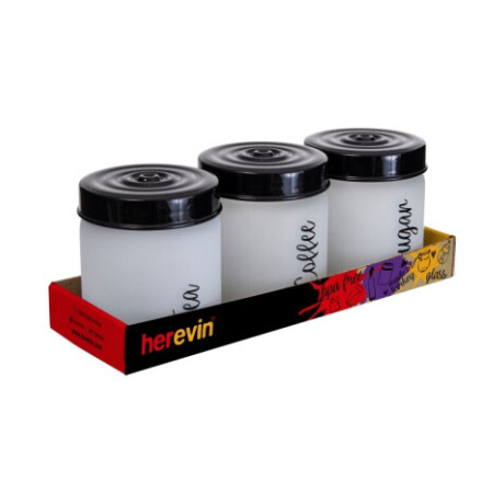 FRASCO HEREVIN VIDRIO 425ML X3PCS DECORADO ICE COLOUR FRASCO HEREVIN VIDRIO 425ML X3PCS DECORADO ICE COLOUR