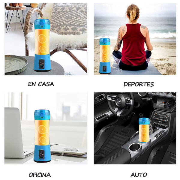 Licuadora Portátil Personal Xion Xi-li6 380 Ml AZUL