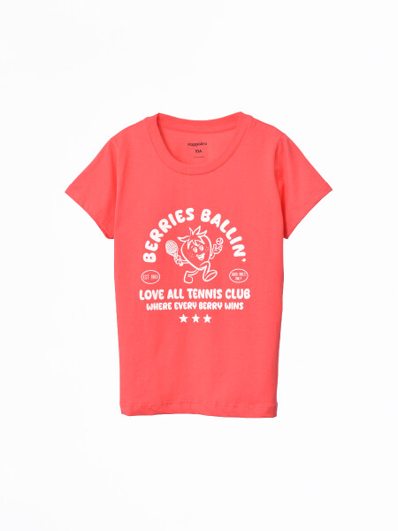 REMERA ESTAMPADA ROJO