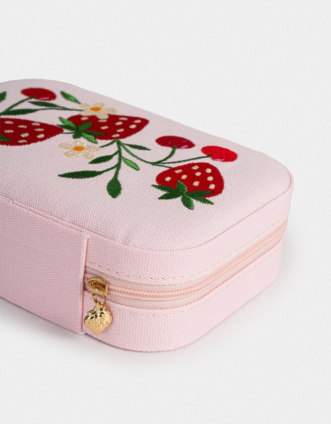 Bijouterie Vs Frutas Portabijou Estampa Frutas - Dorado