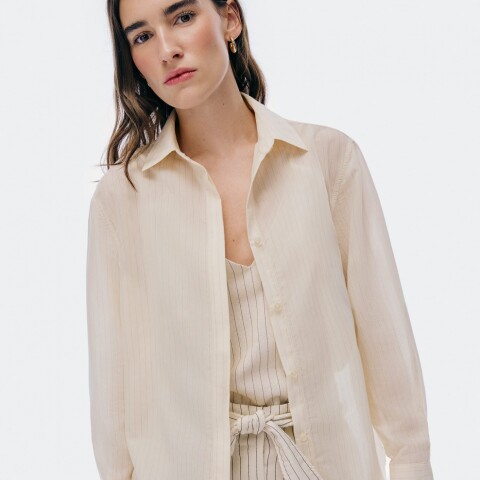 CAMISA FEM CREMA