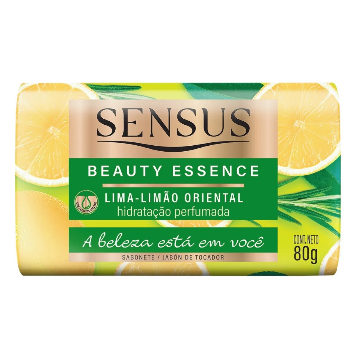 Jabon de tocador Sensus Beauty Essence 80g Lima Limon 