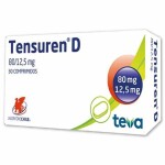 TENSUREN-D 80/12,5 MG. CJ X 30 COMP. única