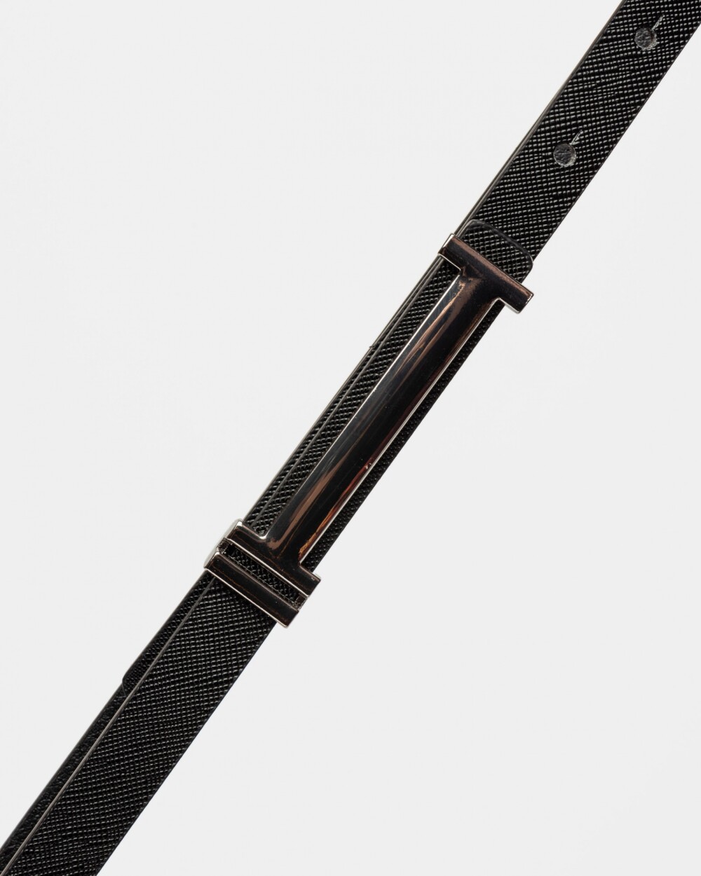 Cinturon Greta En Efecto Cuero Negro