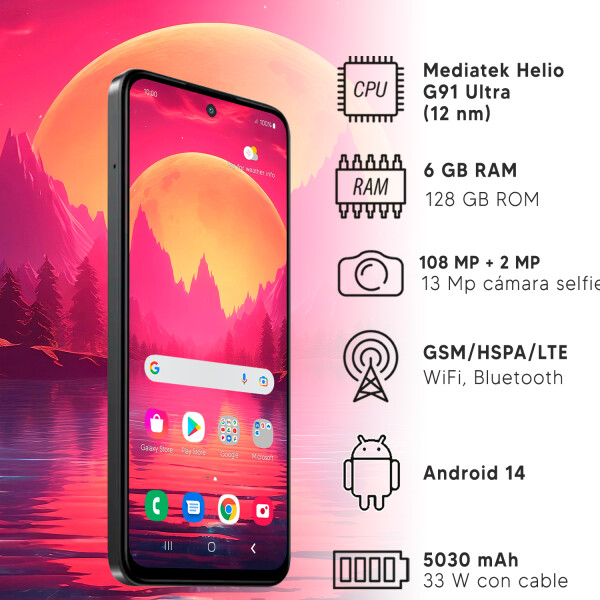 Xiaomi Redmi 13 6/128 Gb 4g Con Nfc Y Cámara 108 Mp DORADO