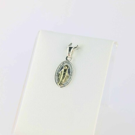 Medalla religiosa de plata 925 y double en oro 18 ktes. Milagrosa Medalla religiosa de plata 925 y double en oro 18 ktes. Milagrosa