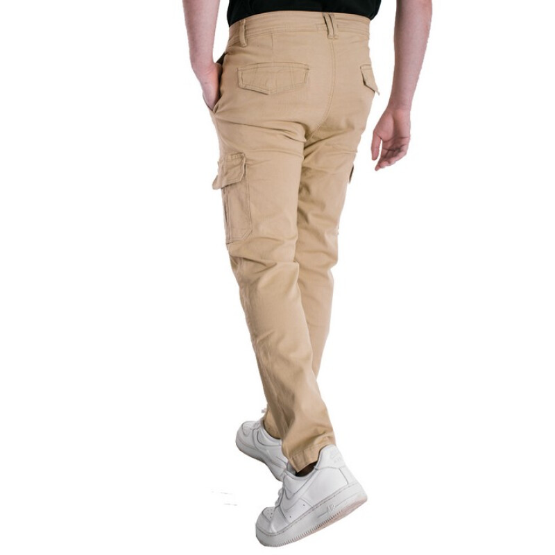 Pantalón Muvem Cargo de Hombre - FP21001 Beige