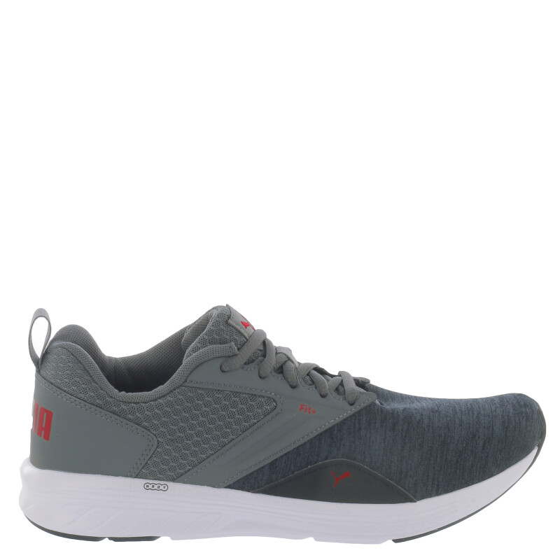 Championes de Hombre Puma Fit Comet Gris - Negro - Rojo