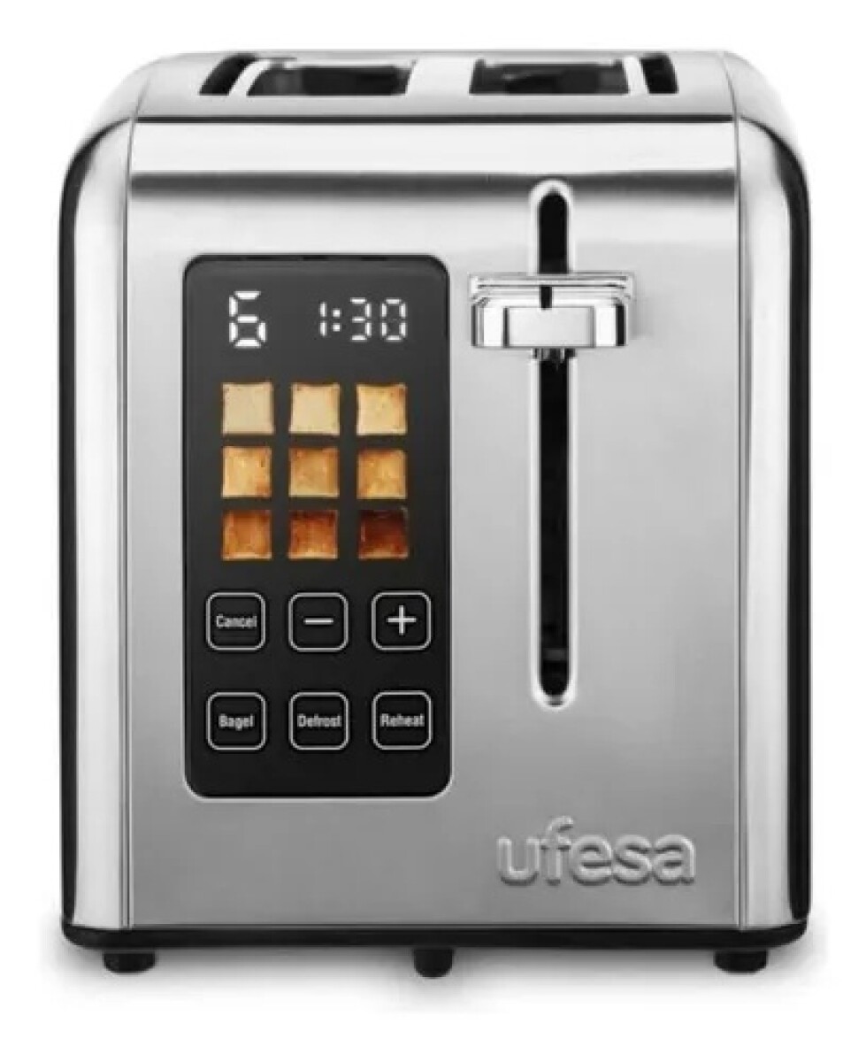 TOSTADOR UFESA PERFECT TOASTER DIG. 2 RANURAS - ACERO-INOXIDABLE 