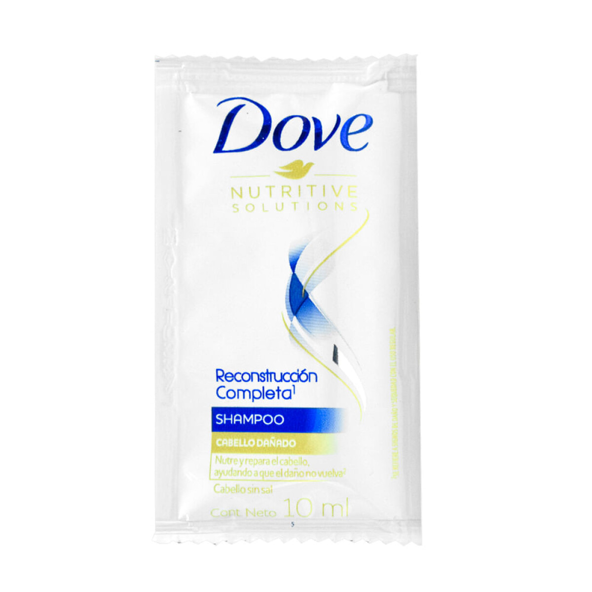 Shampoo Dove Reconstrucción Completa 1 Sachet – Muestra Cabello Reparado 