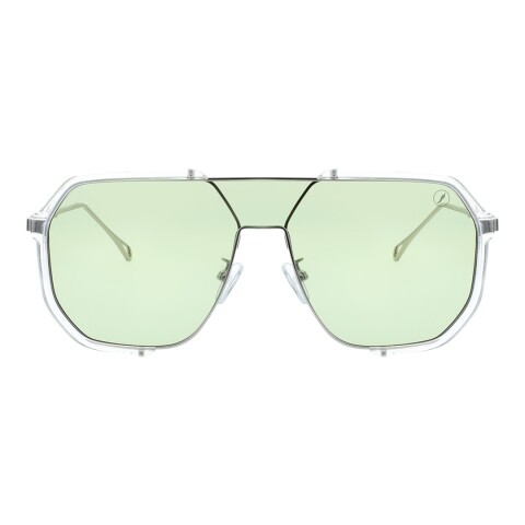 Lentes de Sol Chilli Beans Doha Transparente - Verde