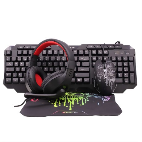 Combo Gamer 4 En 1 Xtrike Me Cmx-415 Sp Combo Gamer 4 En 1 Xtrike Me Cmx-415 Sp