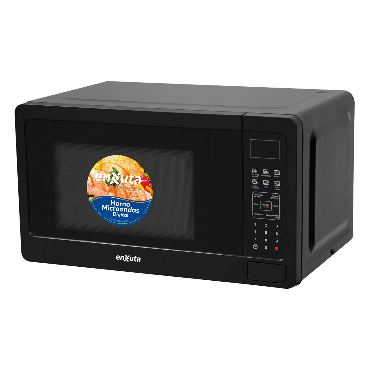 MICROONDAS 20 LITROS DIGITAL NEGRO ENXUTA 