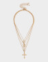 Collares Cortos Religioso Collares Cortos 4 Mix - Dorado