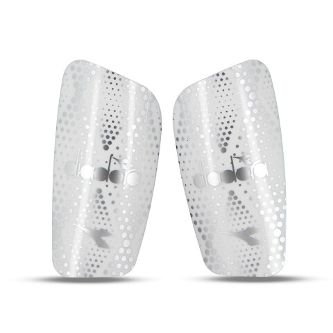 Diadora Canillera Shingguard Trento II - White/Silver Blanco-Plateado