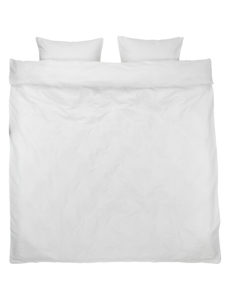 Juego funda nórdica milrayas TINNE 240x220 blanco Juego funda nórdica milrayas TINNE 240x220 blanco