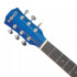 Guitarra Electroacústica para Diestros con Funda Color Azul gui002 Guitarra Electroacústica para Diestros con Funda Color Azul gui002