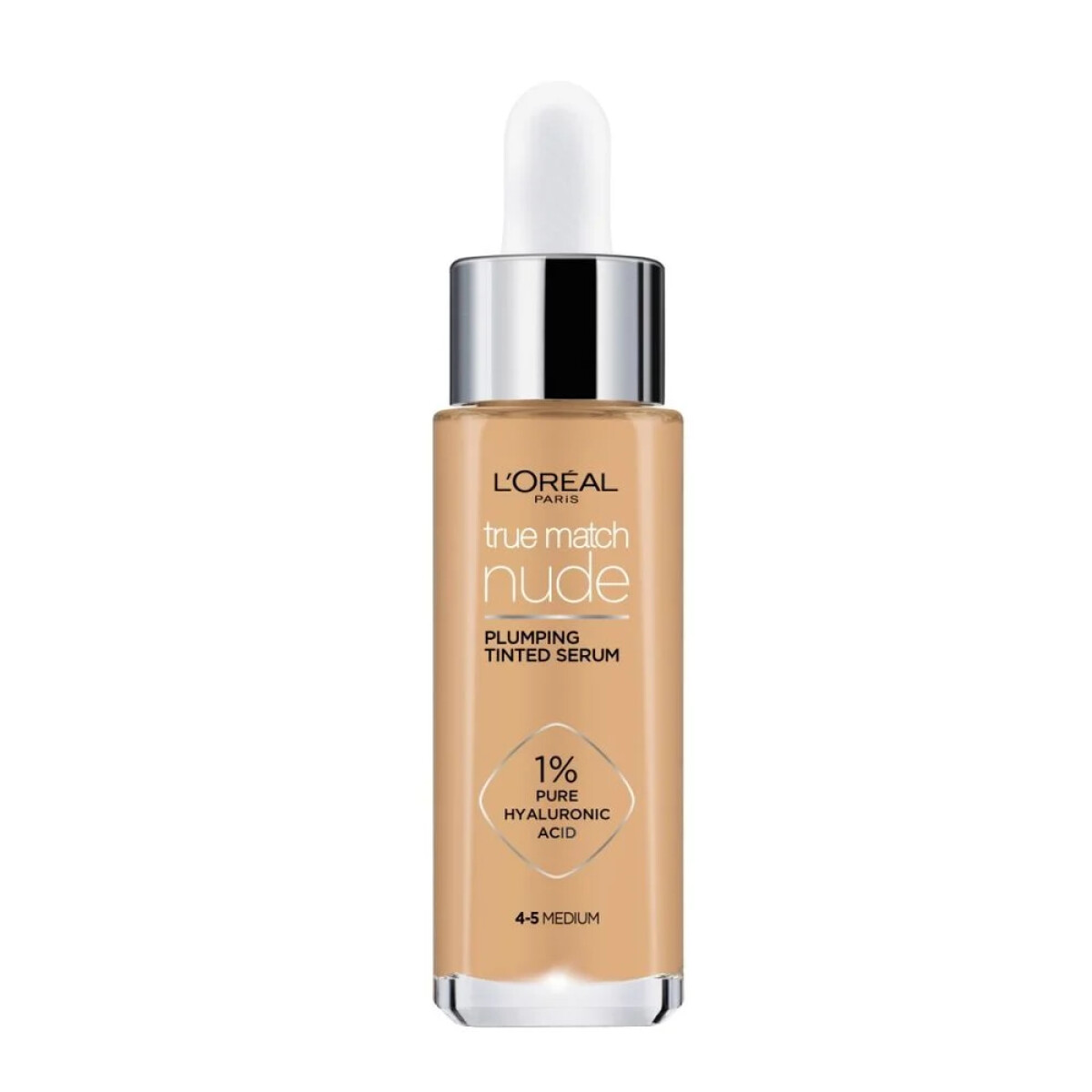 Base en Sérum L'Oréal Paris True Match Nude Plumping Tinted Serum 4-5 Medium 30ml 