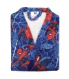 Bata de Baño Infantil Velour Talle P al G Spiderman Azul