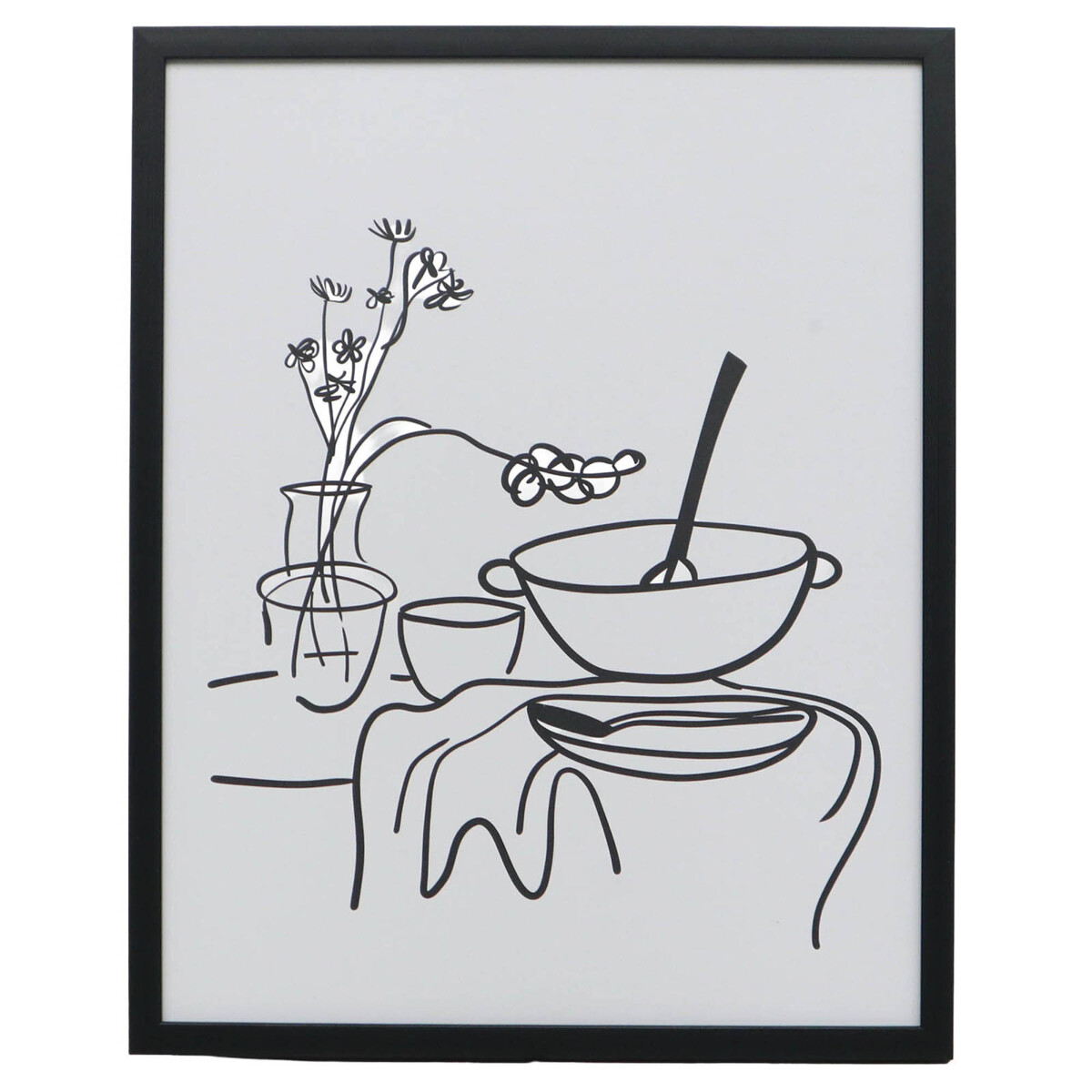 CUADRO - SPAGHETTI I, 40 BLANCO PAPEL WI242005A 