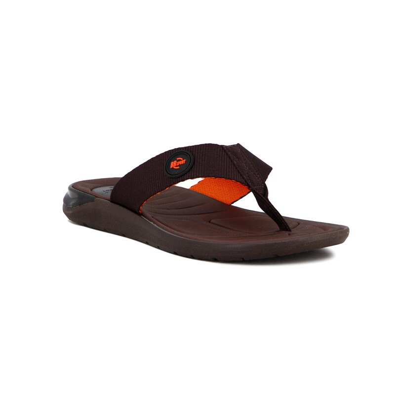 Chanclas Hombre Br Sport Cafe-naranja