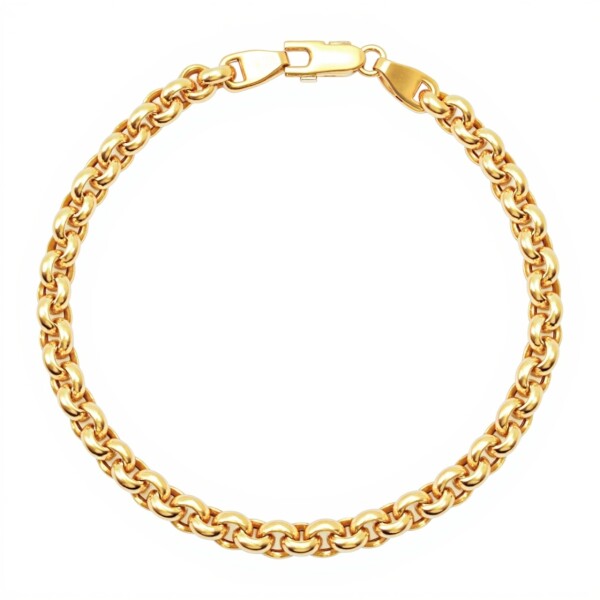 Pulsera Rolo -Oro bajo-Sin Piedra-PU8037 sinpiedra