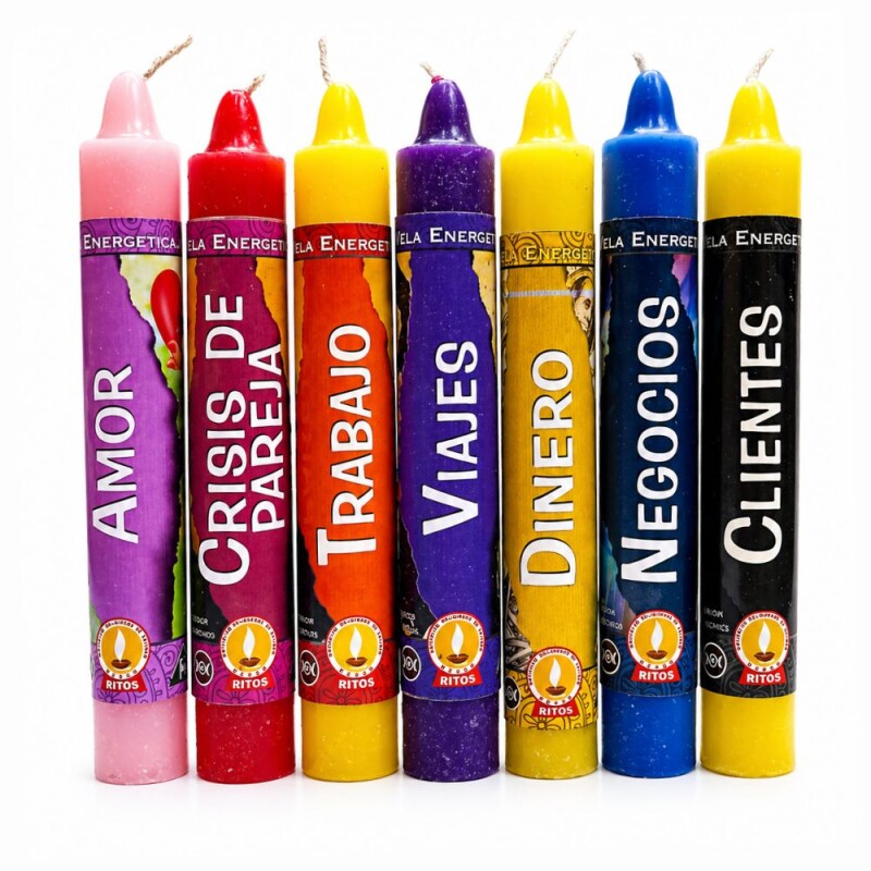 VELAS ENERGÉTICAS X7 Felicidad