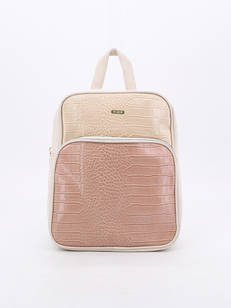MOCHILA SEATTLE BEIGE CLARO — Guapa